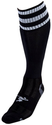 Precision Fußballsocken Pro Junior schwarz-weiß 3-6 Sportsocken