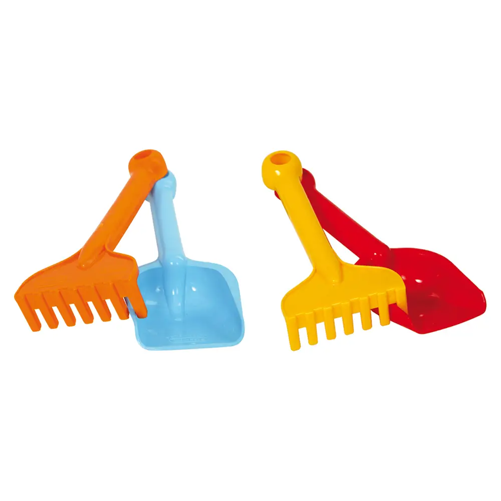 Gowi Spielzeug Set Schaufel und Rechen 22cm Strand Sand