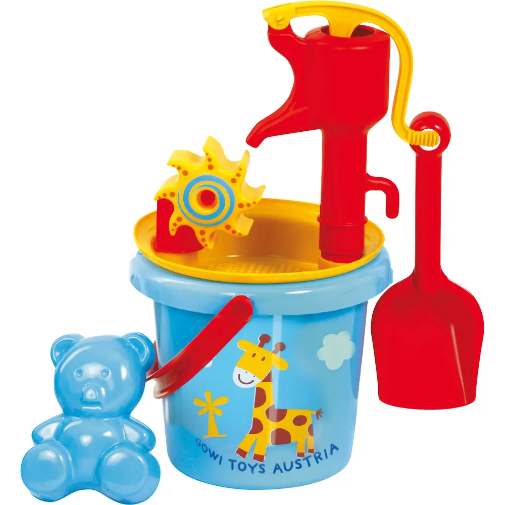 Gowi Eimer und Pumpen Set - Wasserspielzeug für Kinder