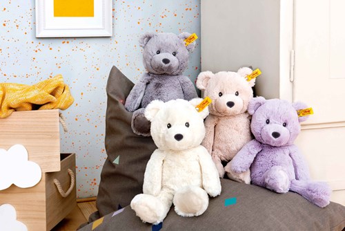 Steiff Plüsch Teddy Bearzy - weicher Kuschelfreund, beige 28 cm-2