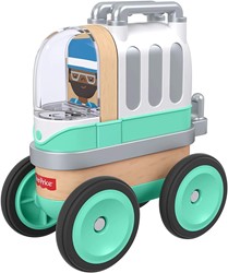 Mattel Holzspielzeug Fisher Price Wonder Makers Camper - kreatives Bauset für Kinder