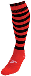 Precision Fußballsocken Pro Erwachsene rot-schwarz Sportsocken