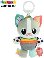 Lamaze Kuscheltier Millie die Katze - pädagogisches Babyspielzeug grau