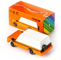 Candylab Holzspielzeugauto - Rio Grande Mule Orange Miniaturauto