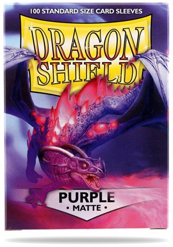 Dragon Shield Kartenhüllen matt lila 100 Stück Trading Cards