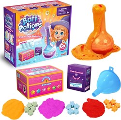 Zimpli Kids Badespielzeug Baff Potions Pop n Fizz Multipack 6x magischer Badespaß