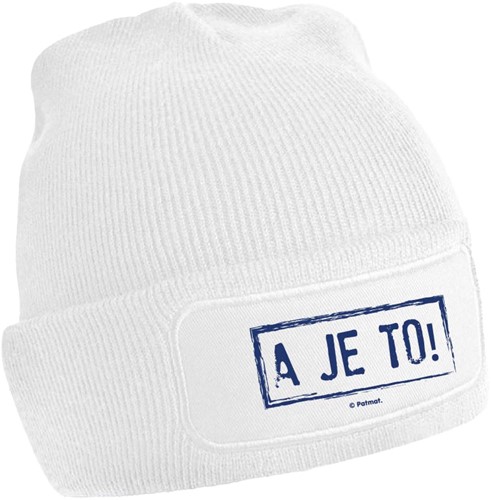 Buurman en Buurman Muts - Stempel Wit