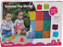 Edushape Textured Blocks Mix & Match - 9 Stück