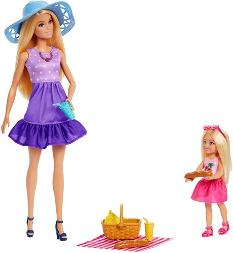 BARBIE MALIBU BARBIE & CHELSEA 2 PACK