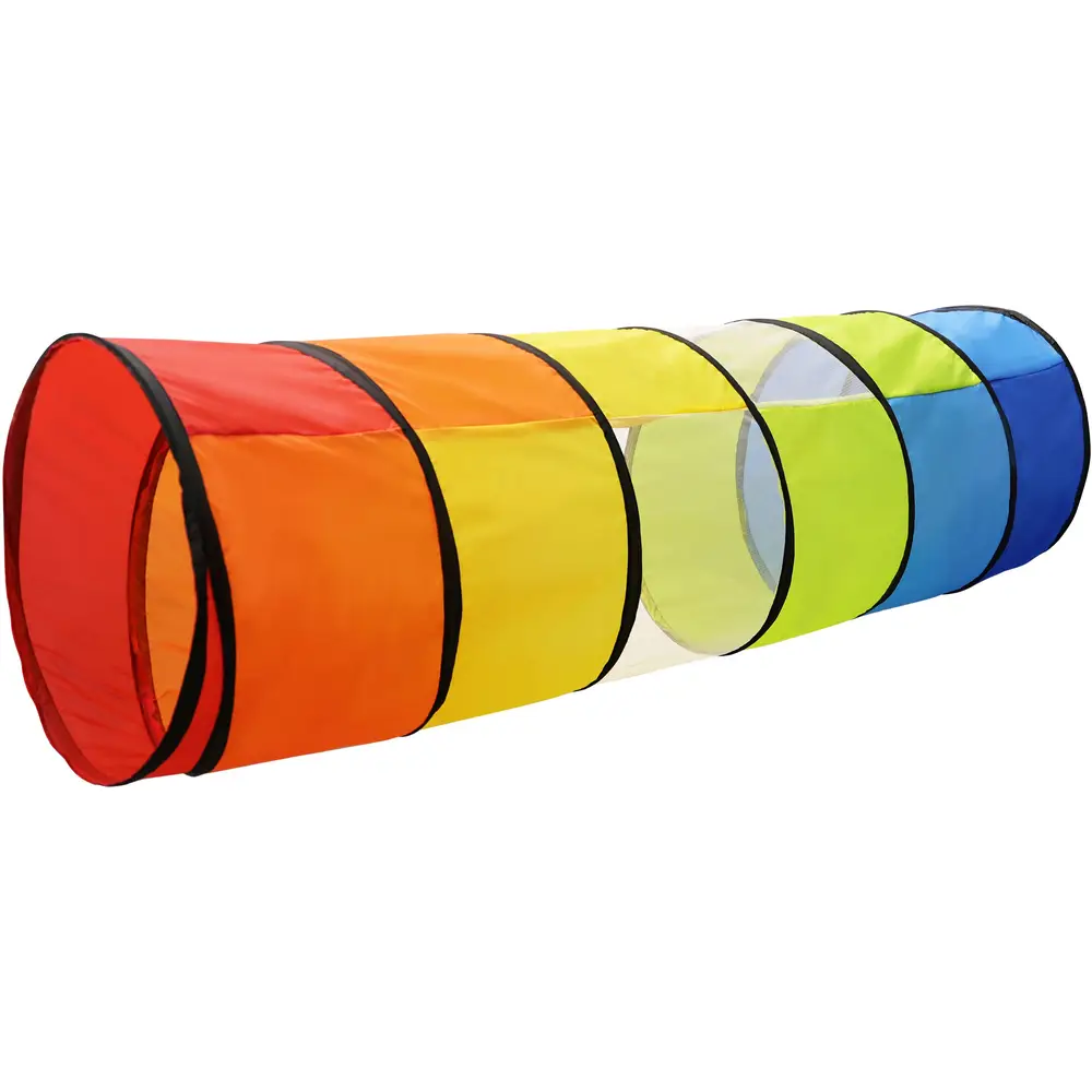 Vedes Spieltunnel Spielzeug bunt Pop-Up 180cm für Kinder