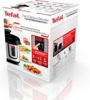 Tefal Slowcooker Multikocher Schnellkochtopf 6L silber schwarz 25 Programme-2