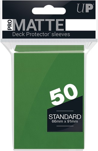 Ultra Pro Kartenhüllen Pro-Matte grün für Kartenspiele 50 Stück-2