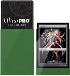 Ultra Pro Kartenhüllen Pro-Matte grün für Kartenspiele 50 Stück