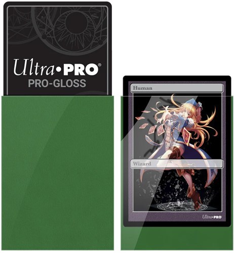 Ultra Pro Kartenhüllen Pro-Matte grün für Kartenspiele 50 Stück