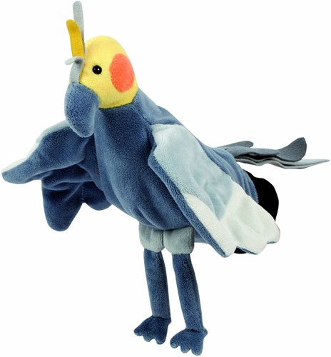 Beleduc Handpuppe Nymphensittich - Lernspielzeug Vogel