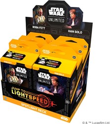Fantasy Flight Games Star Wars Unlimited Jump to Lightspeed Display Decks 6 Stück TCG