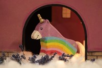 Lilu Einhorn Spielzeugfigur Pony Regenbogen FSC-Holz handbemalt-3