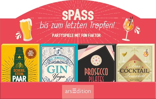 ars Edition Partyspiel Karten - Lustige Trinkspiele für Erwachsene