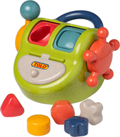 Tolo Bio pädagogisches Spielzeug Formenbox - nachhaltig und bunt