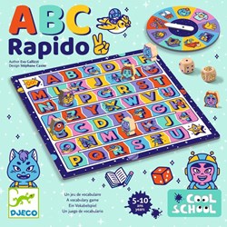 Djeco Lernspiel ABC rapido - Wortschatz Rennen FSC Holz