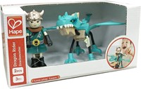 Hape Drachen Spielset Wikinger Drachenreiter Holzspielzeug-3