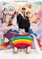 Lilu Einhorn Spielzeugfigur Pony Regenbogen FSC-Holz handbemalt-2