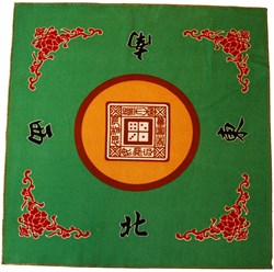 HOT Games Mah-Jong Spielteppich Gewebt 80x80cm.