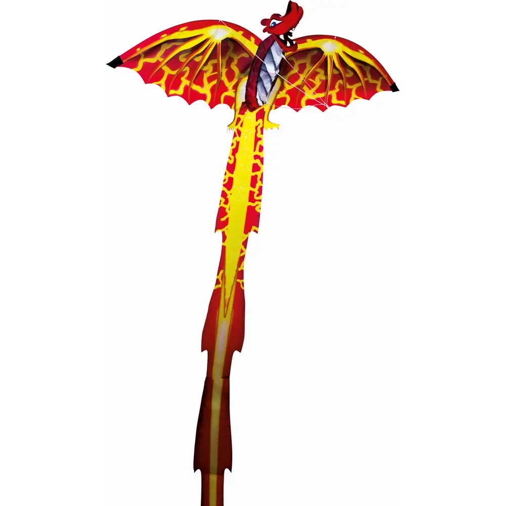 Günther Drachen 3D Drache 102x320cm buntes Kinderspielzeug