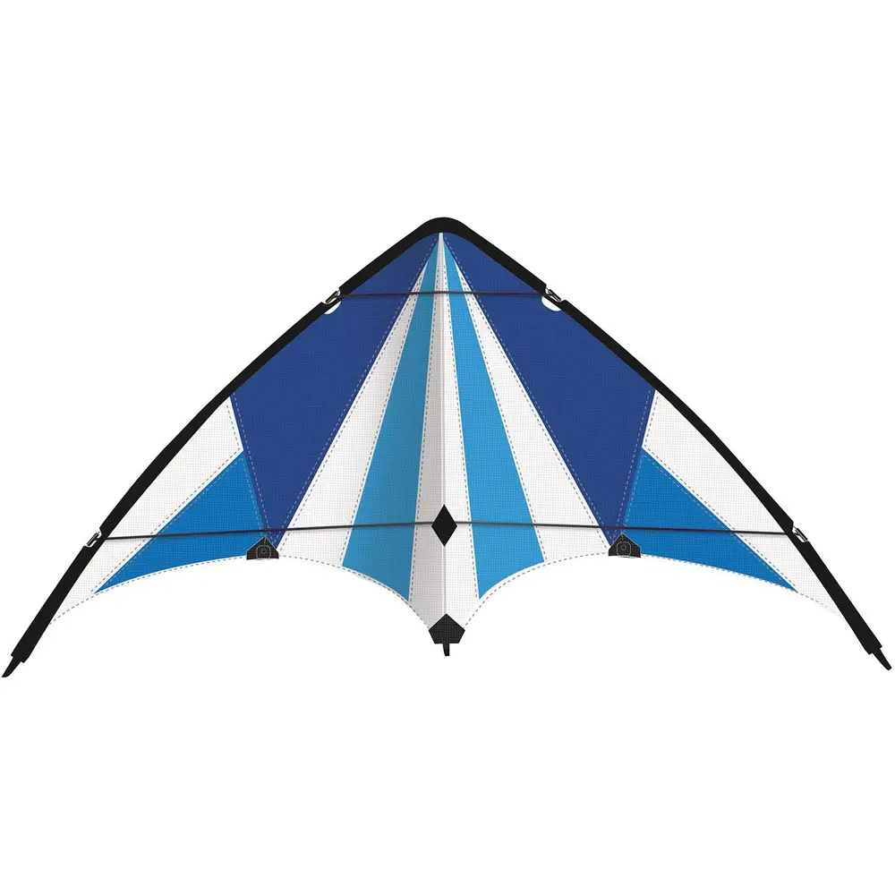 Günther Lenkdrachen Blue Loop 130x69cm für Anfänger und Kinder