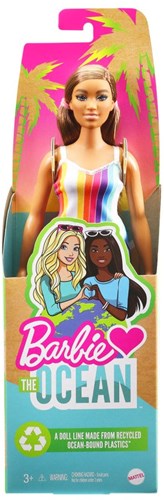 Barbie Puppe Regenbogenkleid Strand - Barbie Loves The Ocean Kollektion