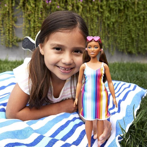 Barbie Puppe Regenbogenkleid Strand - Barbie Loves The Ocean Kollektion-3