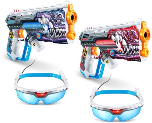 Zuru Laser Tag Spielzeug X-Shot Skins Laser 360 Set mit 2 Blastern-2