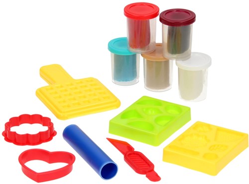 Knetset Waffelmaker Spielset - Knetspielzeug für Kinder