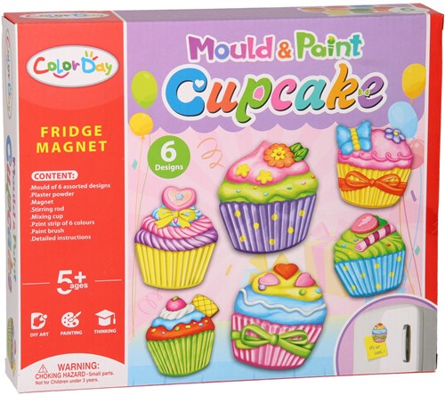 Gips Gieten Magneten - Cupcakes