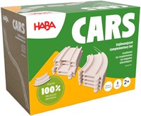 Haba Cars - Erweiterungsset Holz Rennbahn 8-teiliges Spielzeug