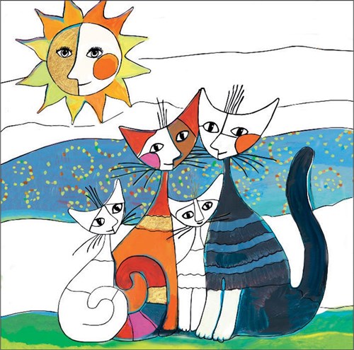 Fridolin Fridolin Coloring Art Kit 4 Malseiten mit Rahmen 15x15 cm Rosina Wachtmeister-3