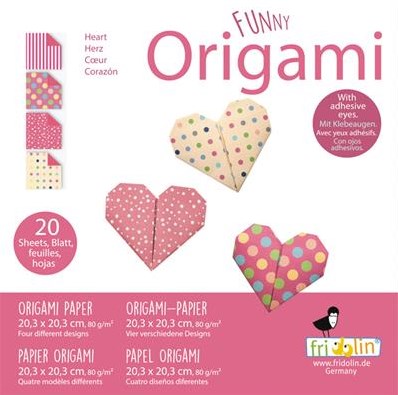 FRIDOLIN Lustiges Origami - Herz