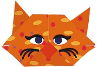 FRIDOLIN Kinder Origami - Katze-2
