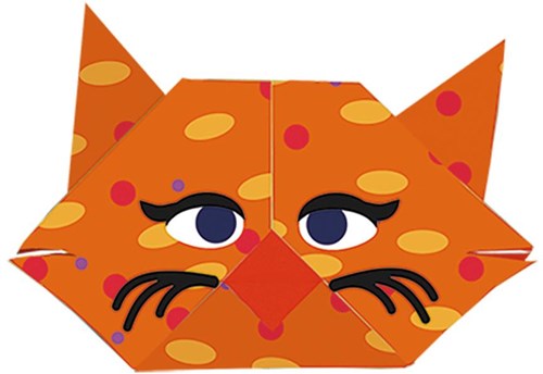 FRIDOLIN Kinder Origami - Katze-2