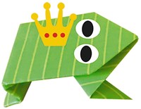 FRIDOLIN Kinder-Origami - Frosch-2