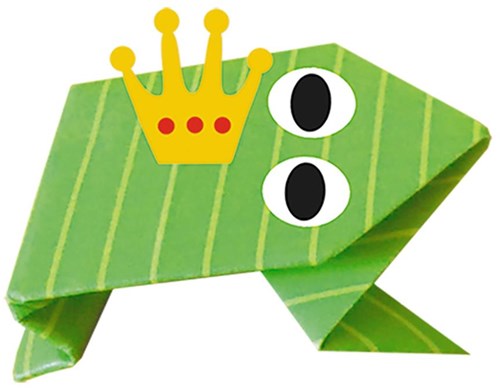 FRIDOLIN Kinder-Origami - Frosch-2