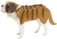 FRIDOLIN 3D-Papiermodell - Bernhardiner-Hund
