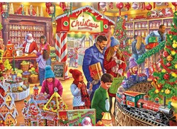 Gibsons Weihnachts Puzzle Santa's Sweetshop 250XL - extra große Teile