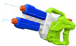 Wasserpistole doppelläufig Spielzeug Wasserspaß für Kinder