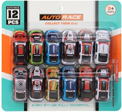 Spielzeug Rennwagen Set Metall 12 Stück - bunte Autos für Kinder