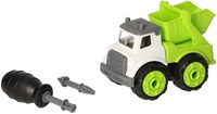 Kippwagen Spielzeug mit schraubbaren Rädern - grün - inklusive Schraubendreher-2