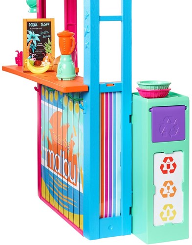 Barbie Strandhaus Spielset - nachhaltiges Spielzeug Strandhütte-3