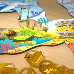 Haba Spiel Puzzle Schatzsuche im Ozean Lernspiel für Kinder