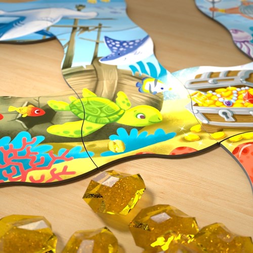 Haba Spiel Puzzle Schatzsuche im Ozean Lernspiel für Kinder