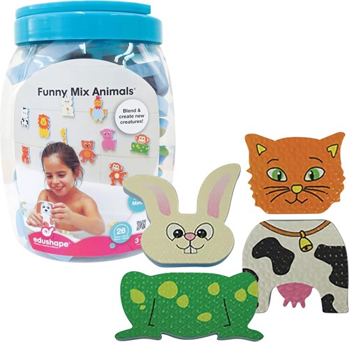 Edushape Badespielzeug Funny Mix Animals